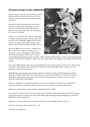 A preview of a PDF biography for Crawley, Edward George